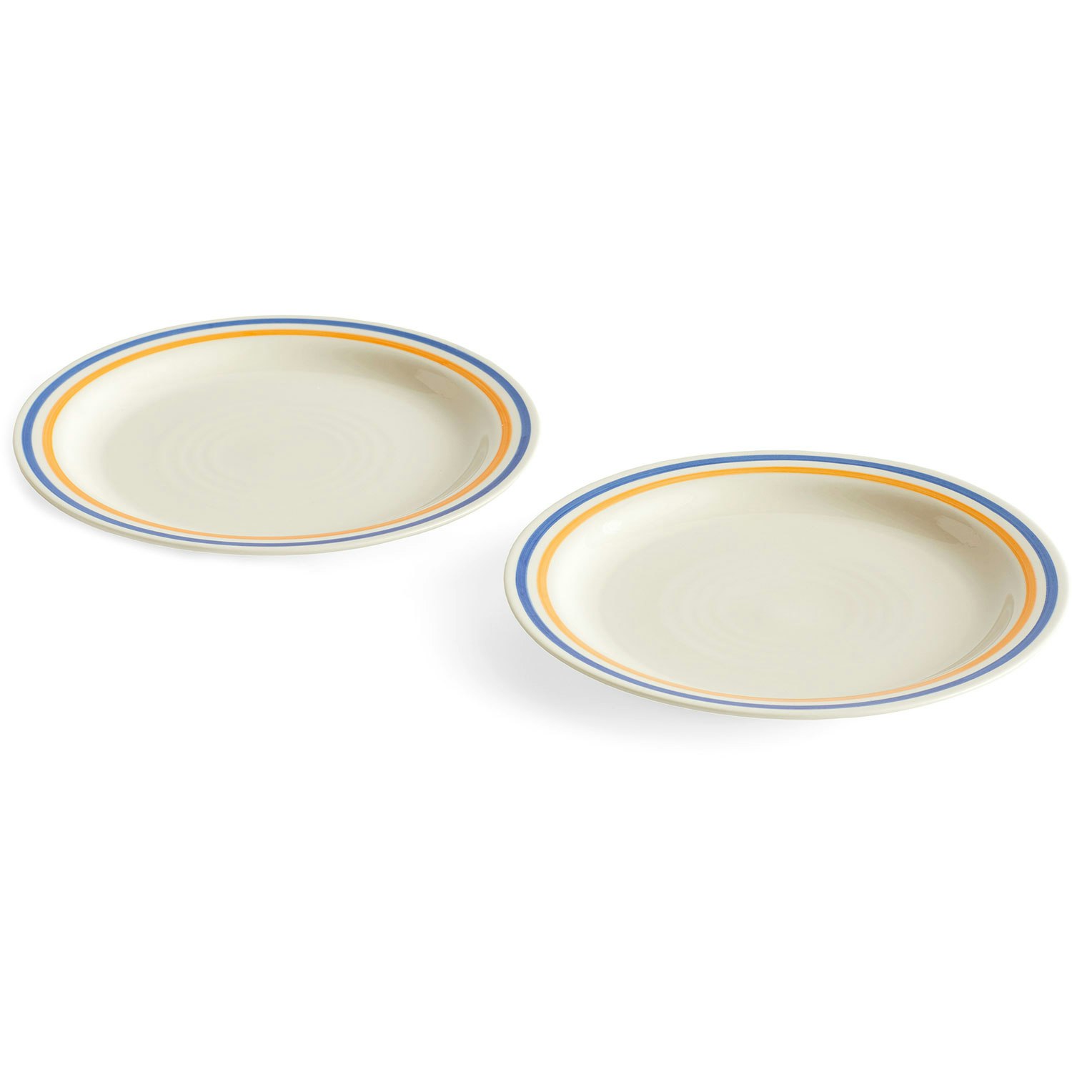 Hay Sobremesa Tallerken 24,5 Cm 2-pk /Gul -  Asjetter Stengods Bl&aring; - AB612-A430-AC62