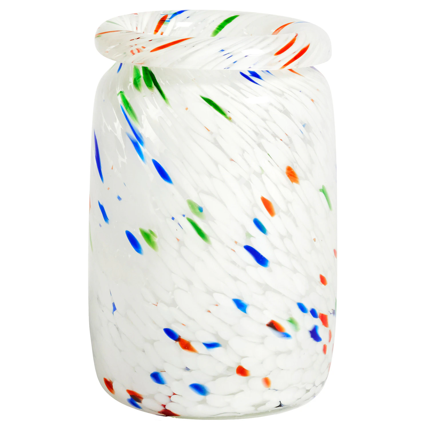 Hay Splash Vase M &Oslash;14,5 Cm  -  Vaser Glass White Dot - AB502-A602-AG54
