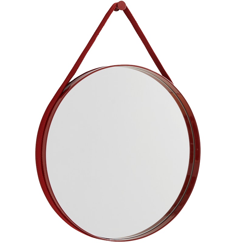 Strap Speil No2 Ø50 cm, Rød