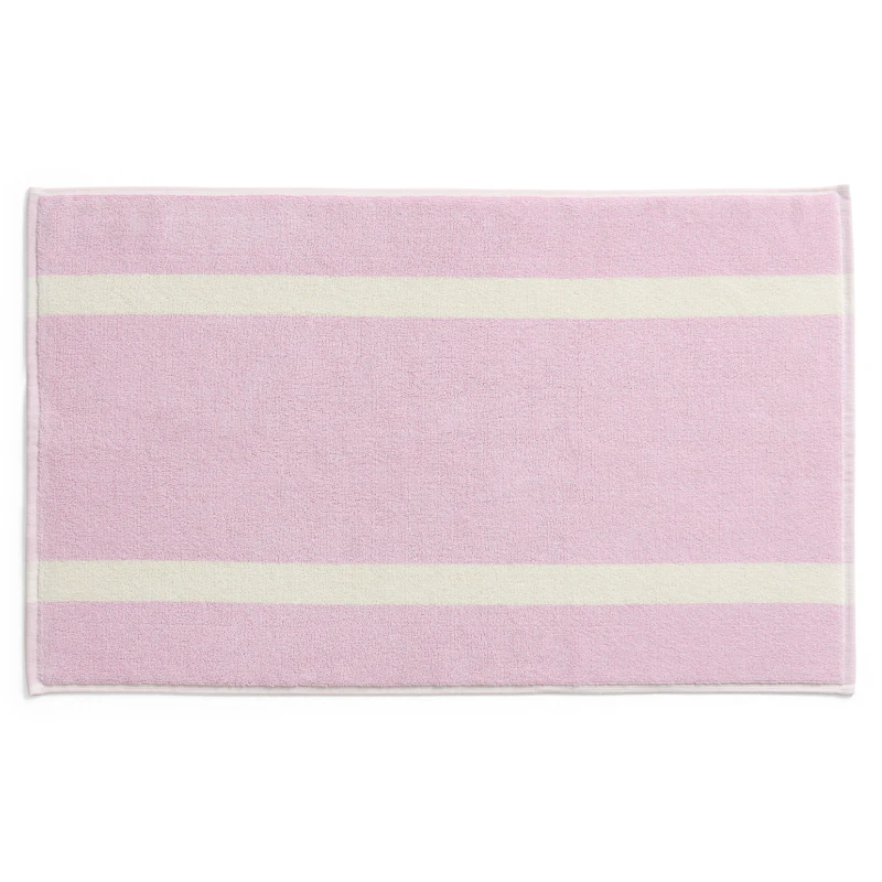 Stripe Badematte, Cool Pink