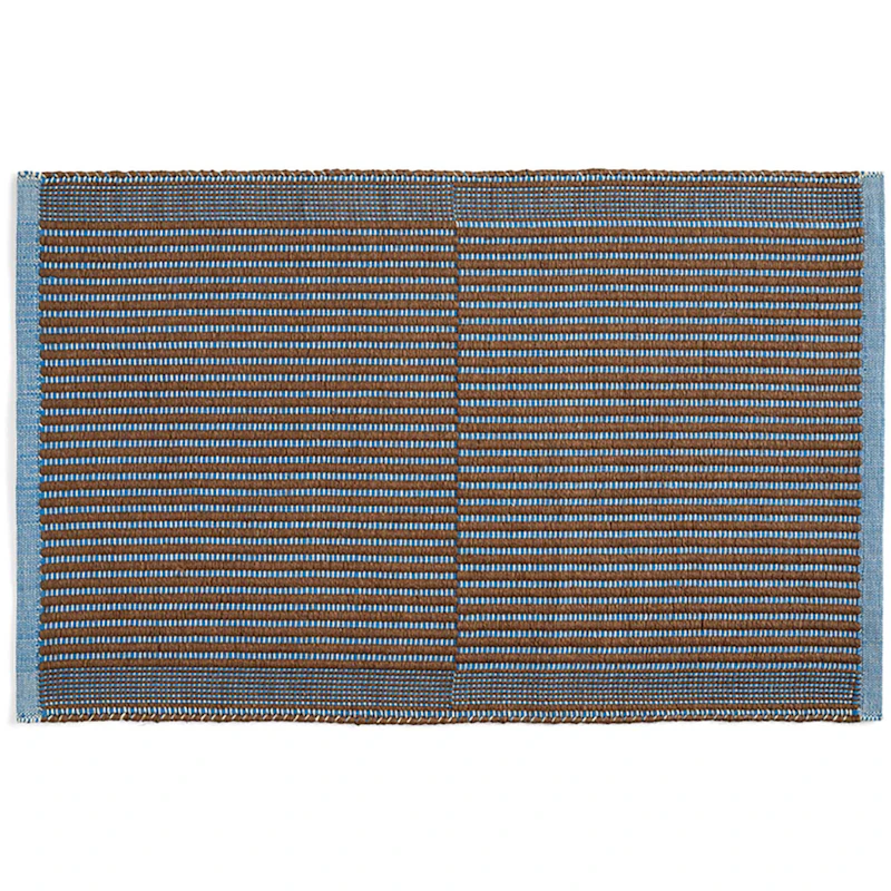 Tapis Teppe 60x95 cm, Blå/Kastanje