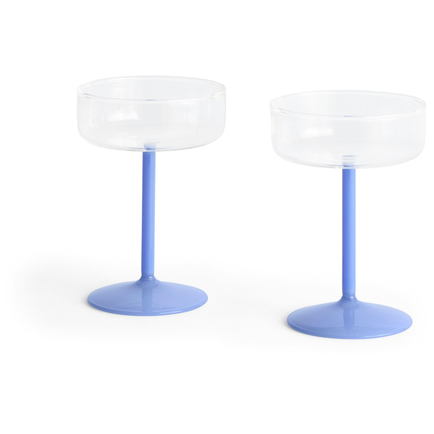 Hay Tint Champagneglass 2-pk  / Jade Blue -  Vinglass Borosilikatglass Klar - AD110-A668-AT92