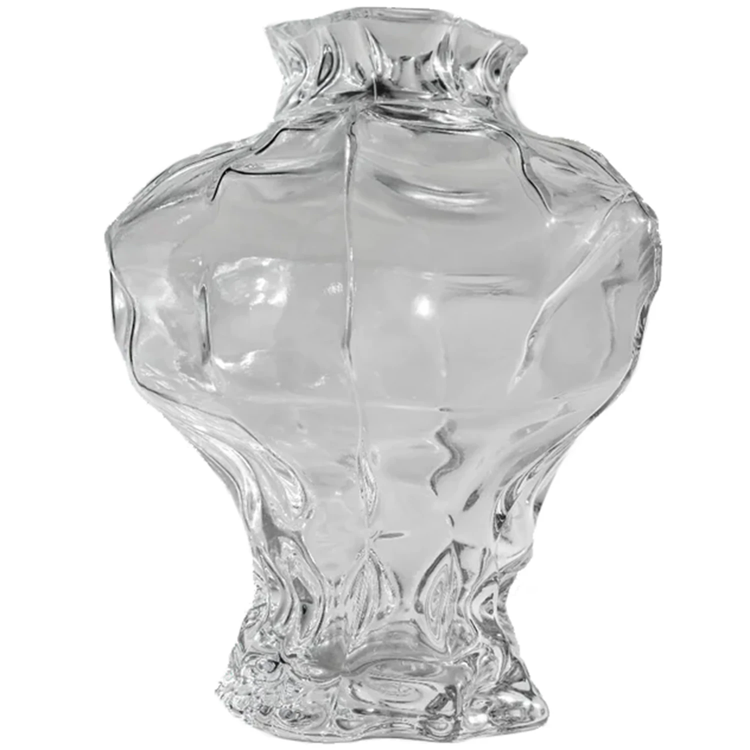 Hein Studio Ammonit Vase 30 Cm  -  Vaser Munnbl&aring;st Glass Klar - 1534