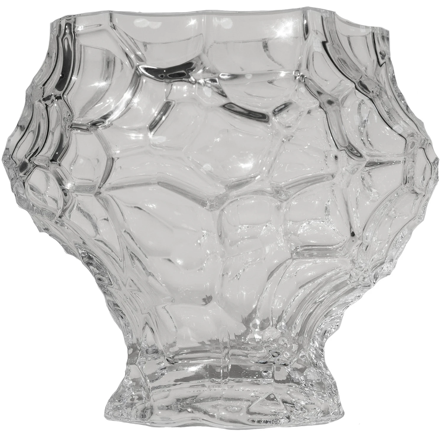 Hein Studio Canyon Medi- Clear Vase 18 Cm  -  Vaser Glass Klar - 1518