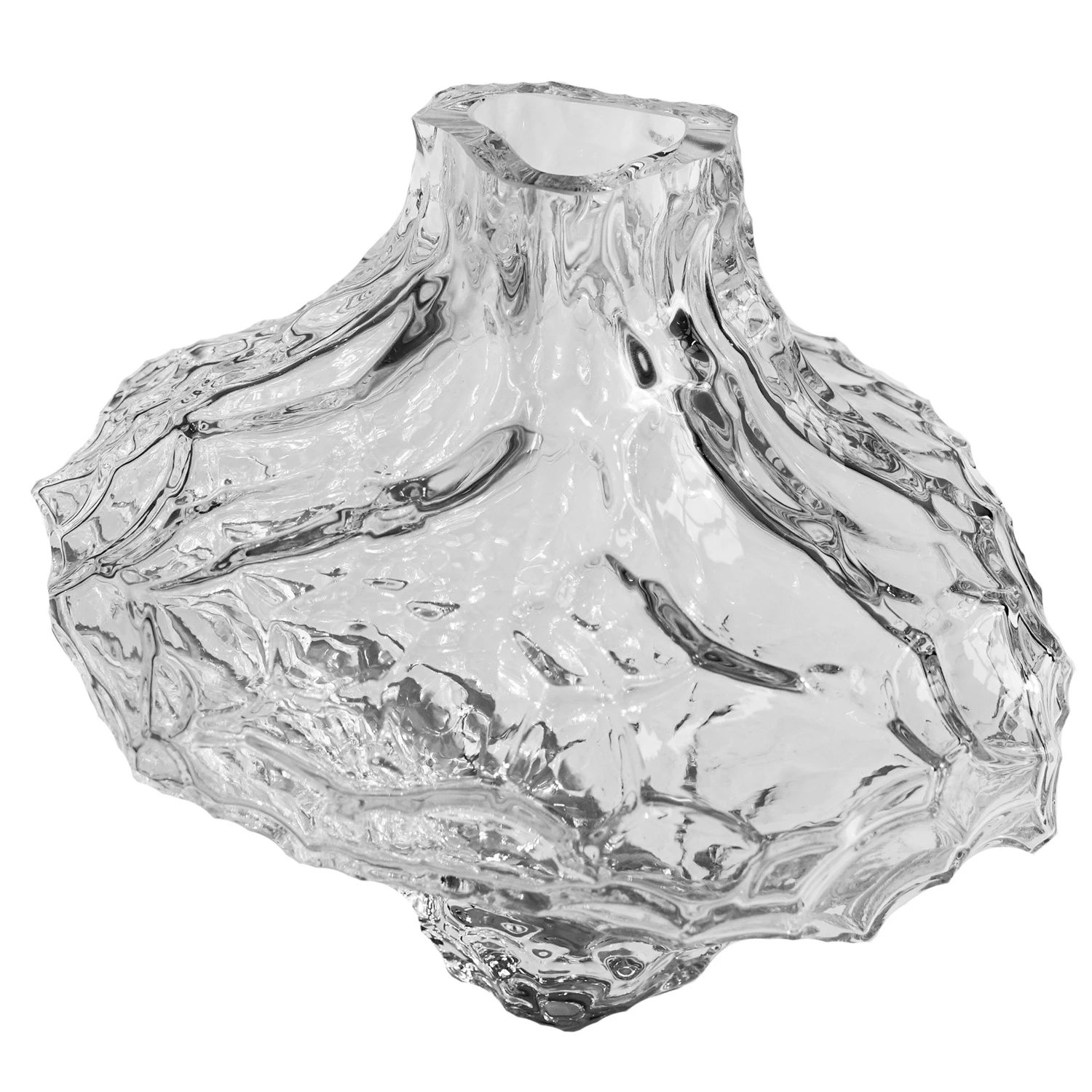 Hein Studio Canyon Vase 23 Cm  -  Vaser Munnbl&aring;st Glass Klar - 1333