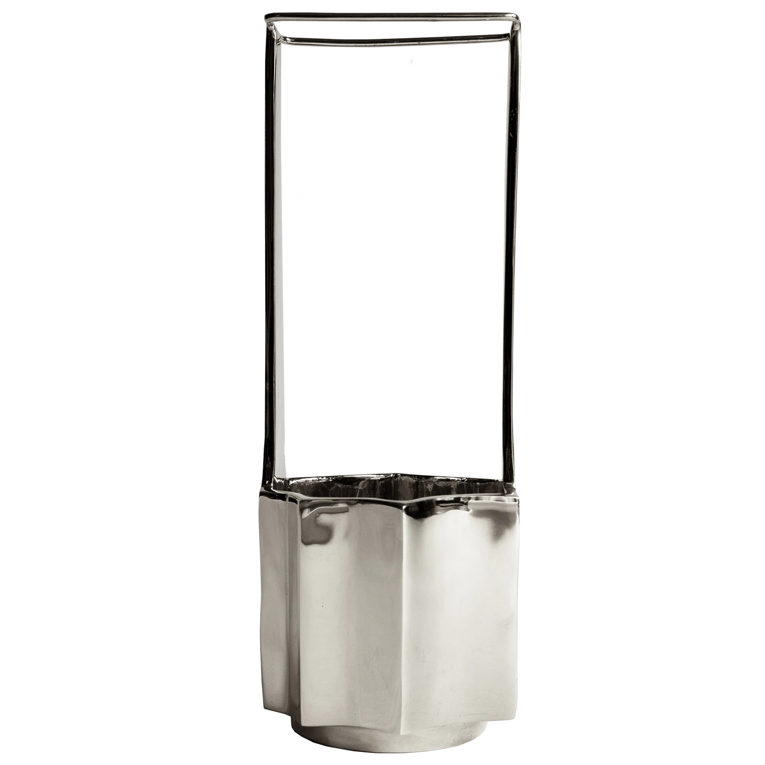 Hein Studio Ikebana Vase Nikkel -  Vaser Messing Nickel - 1606