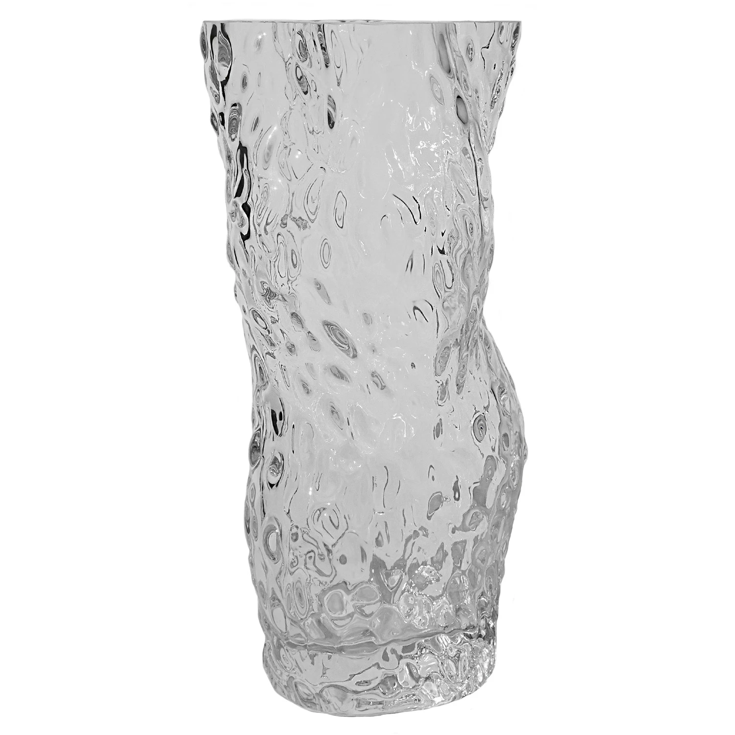 Hein Studio Ostrea Vase 30 Cm  -  Vaser Munnbl&aring;st Glass Klar - 1106
