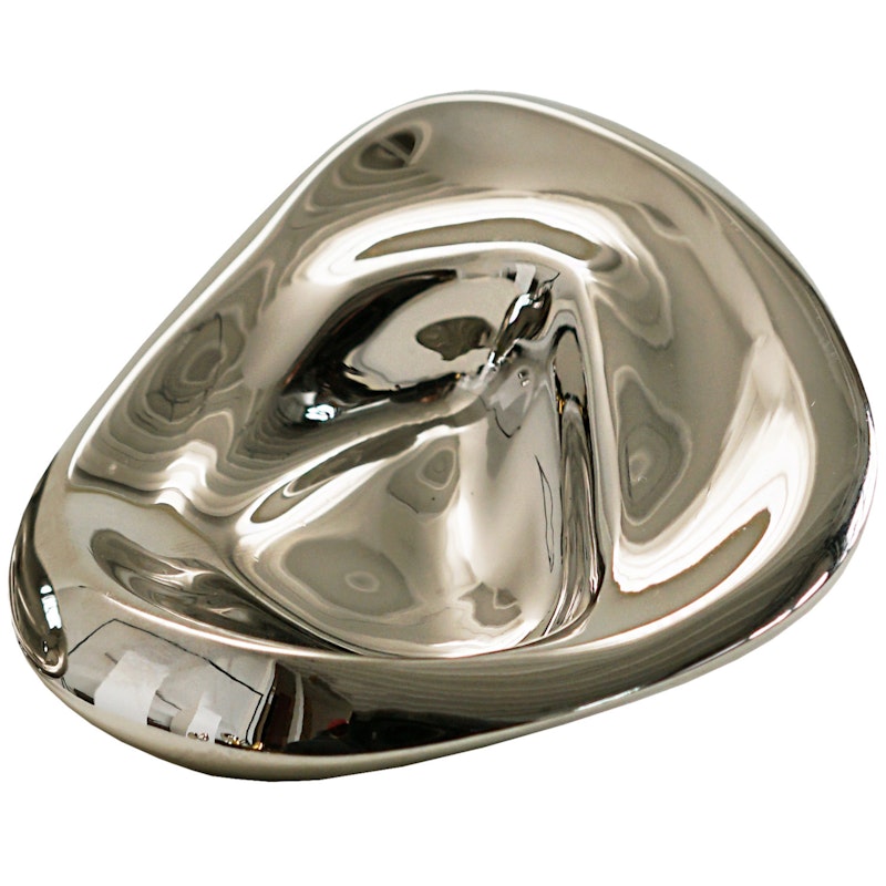 Ripple Knob Veggkrok 9 cm, Silver