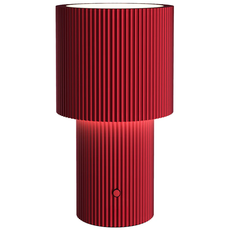 Iluma Bordlampe Bærbar, Rød