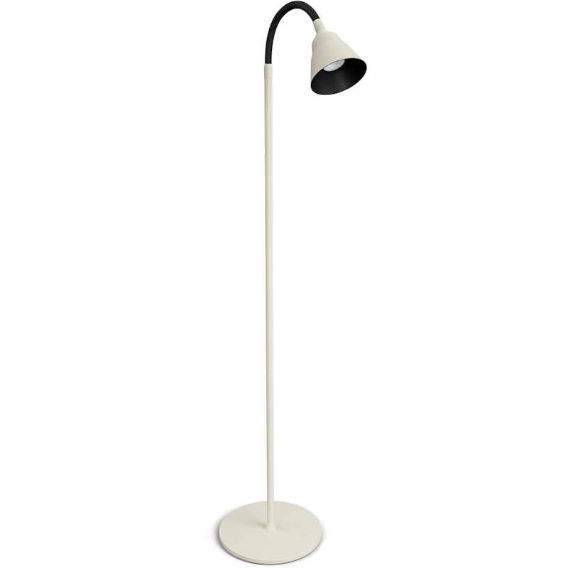 Relief Gulvlampe, Pearl White / Matt Black