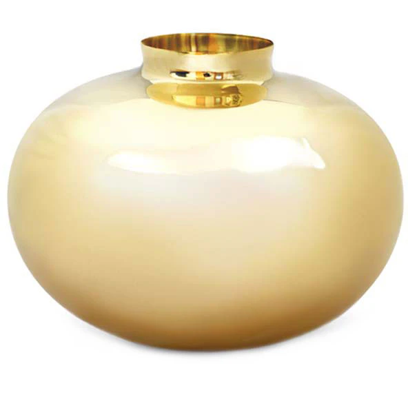 Hilke Collection Amico Vase &Oslash;20 Cm  -  Vaser Messing - 2022-0107