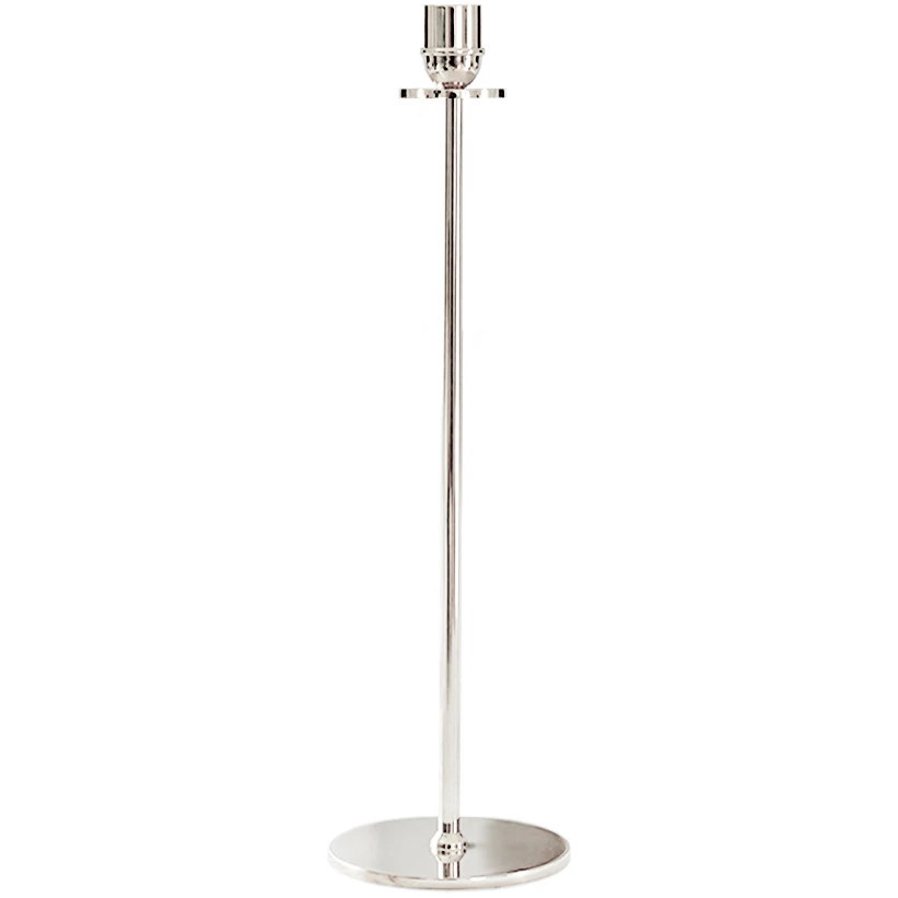 Hilke Collection Chiaro Di Luna Lysestake Forniklet Messing 30 Cm -  Lysestaker Nikkelbelagt Messing Nickel - 96768797