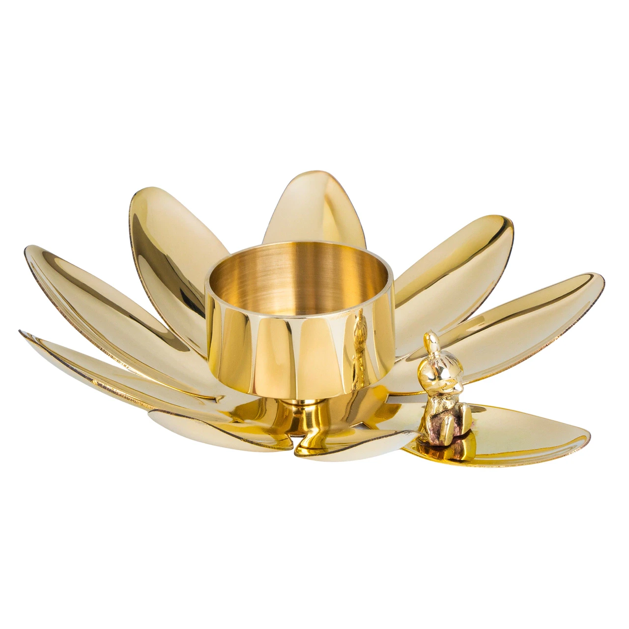 Hilke Collection Hilke X Mummi Telysholder Lilla My - Lysestaker Messing Gull - 2025MXHCSLMB