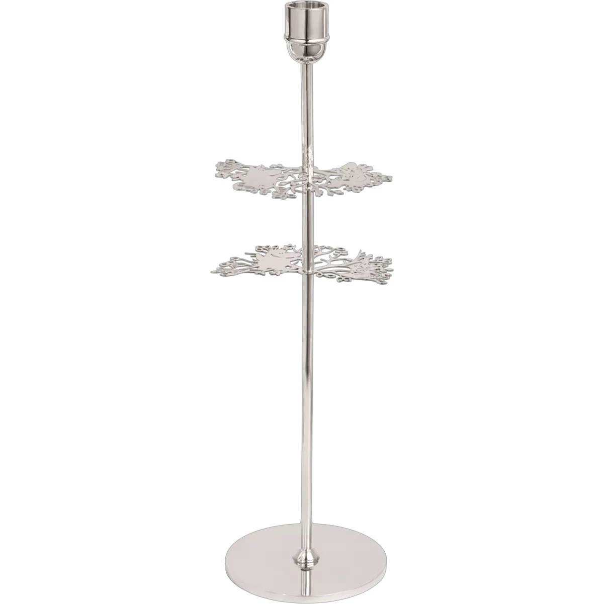 Hilke Collection Hilke X Mummi No.2 Lysestake Forniklet Messing -  Lyslykter Nikkelbelagt Messing Nickel plated Brass - 2024MXHCNP2