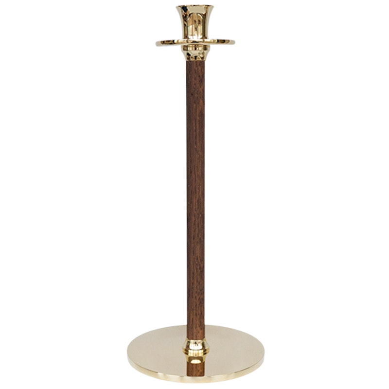Alto Basso Lysestake 30 cm, Walnut/Messing