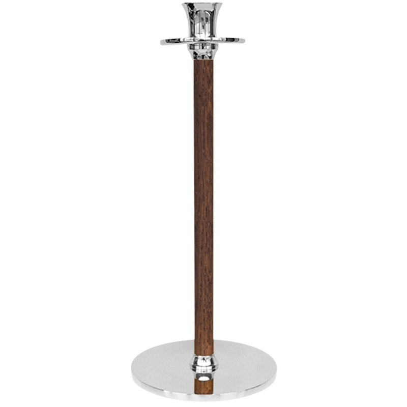 Alto Basso Lysestake 35 cm, Valnøtt/Nickel Plated