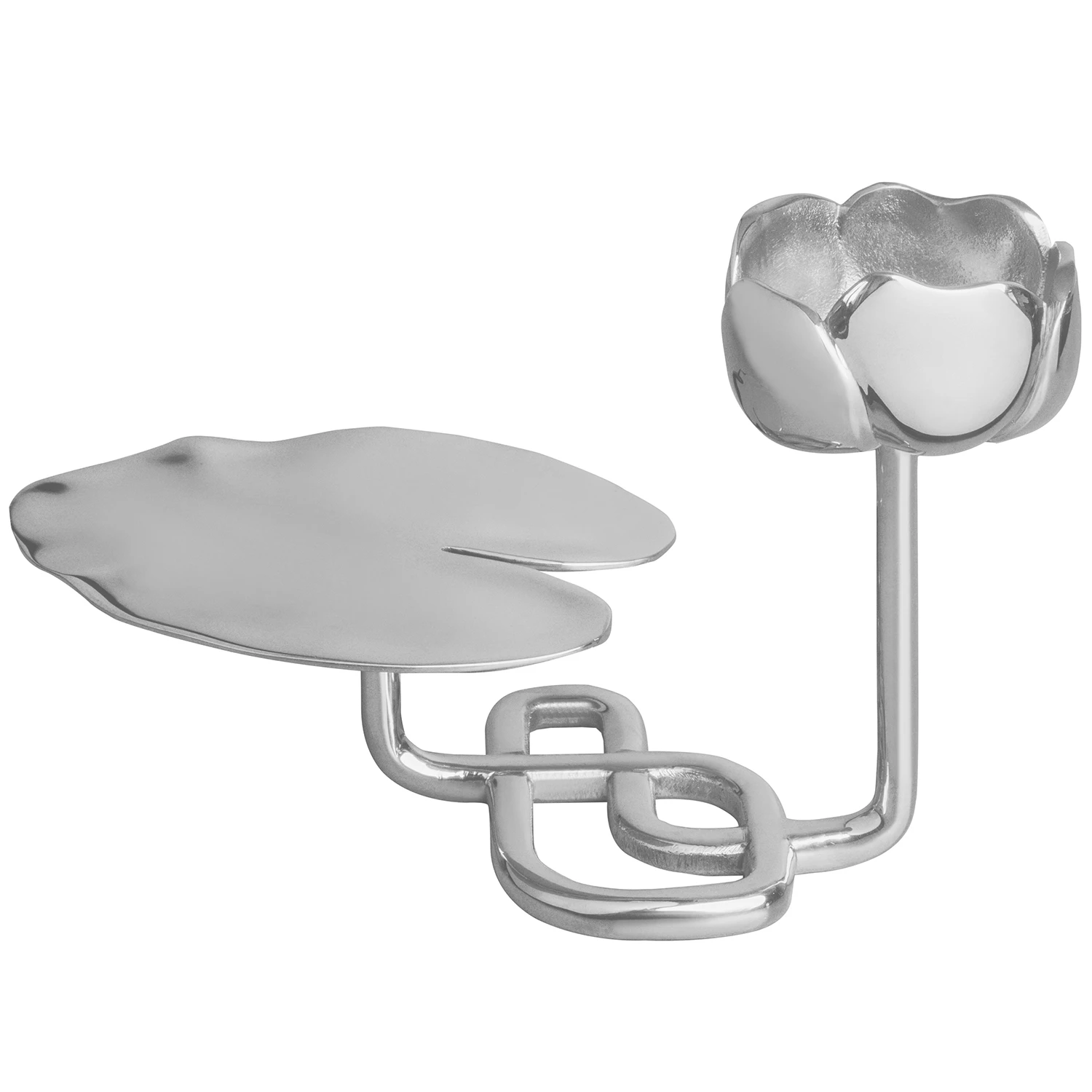 Hilke Collection Ninfea Lysestake No.1 -  Lysestaker Nikkelbelagt Messing Silver - HL01NI-NP