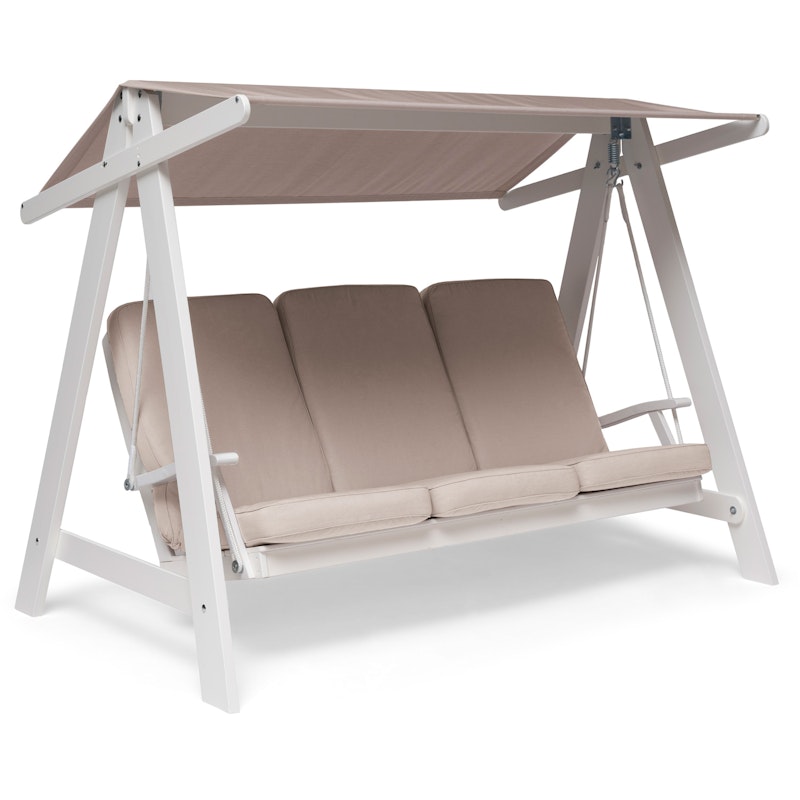 Aspö Hengekøye med Pute, Hvit/Beige