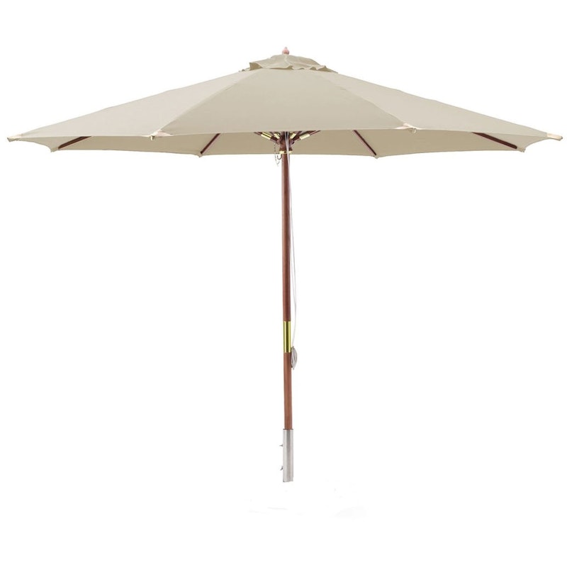 Parasoll Luksuriøs I Tre 330 cm, Beige
