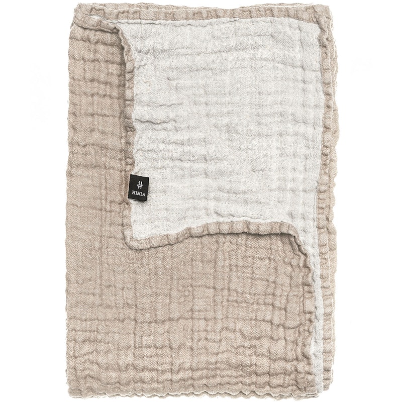 Hannelin Sengeteppe 260x260 cm, Natural / Hvit