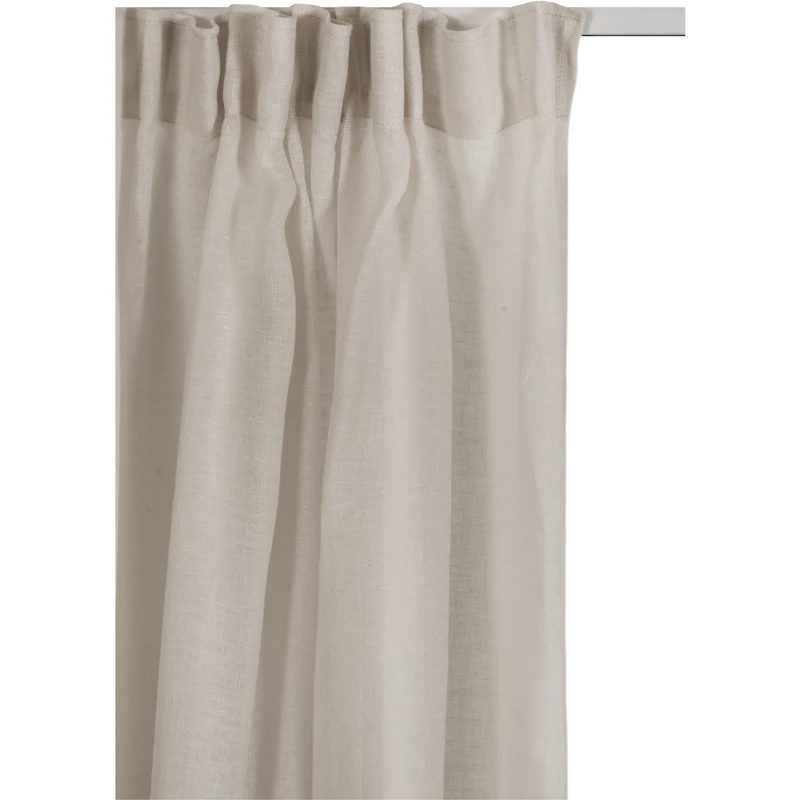 Skylight Gardin med Gardinbånd 140x250 cm, Fog