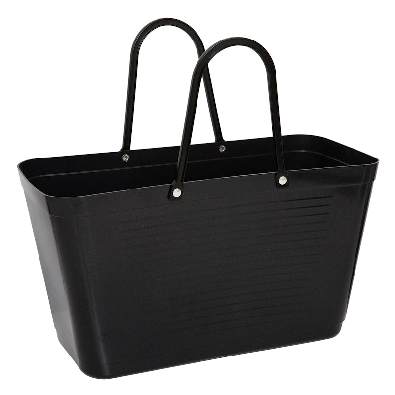 Hinza Veske Green Plastic, L / Sort Stjernehimmel