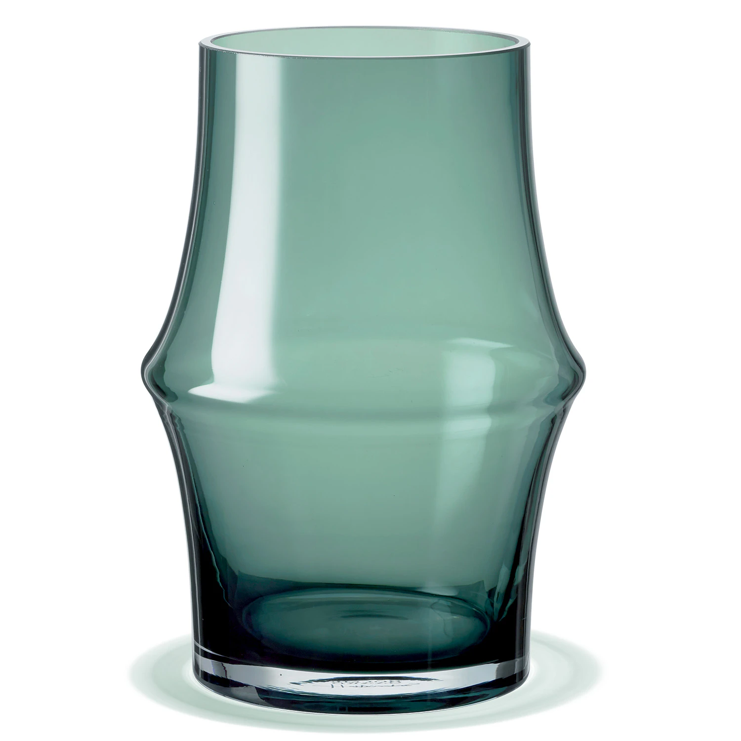 Holmegaard Arc Vase M&oslash;rkegr&oslash;nn -  Vaser Munnbl&aring;st Glass M&oslash;rk Gr&oslash;nn - 4340260