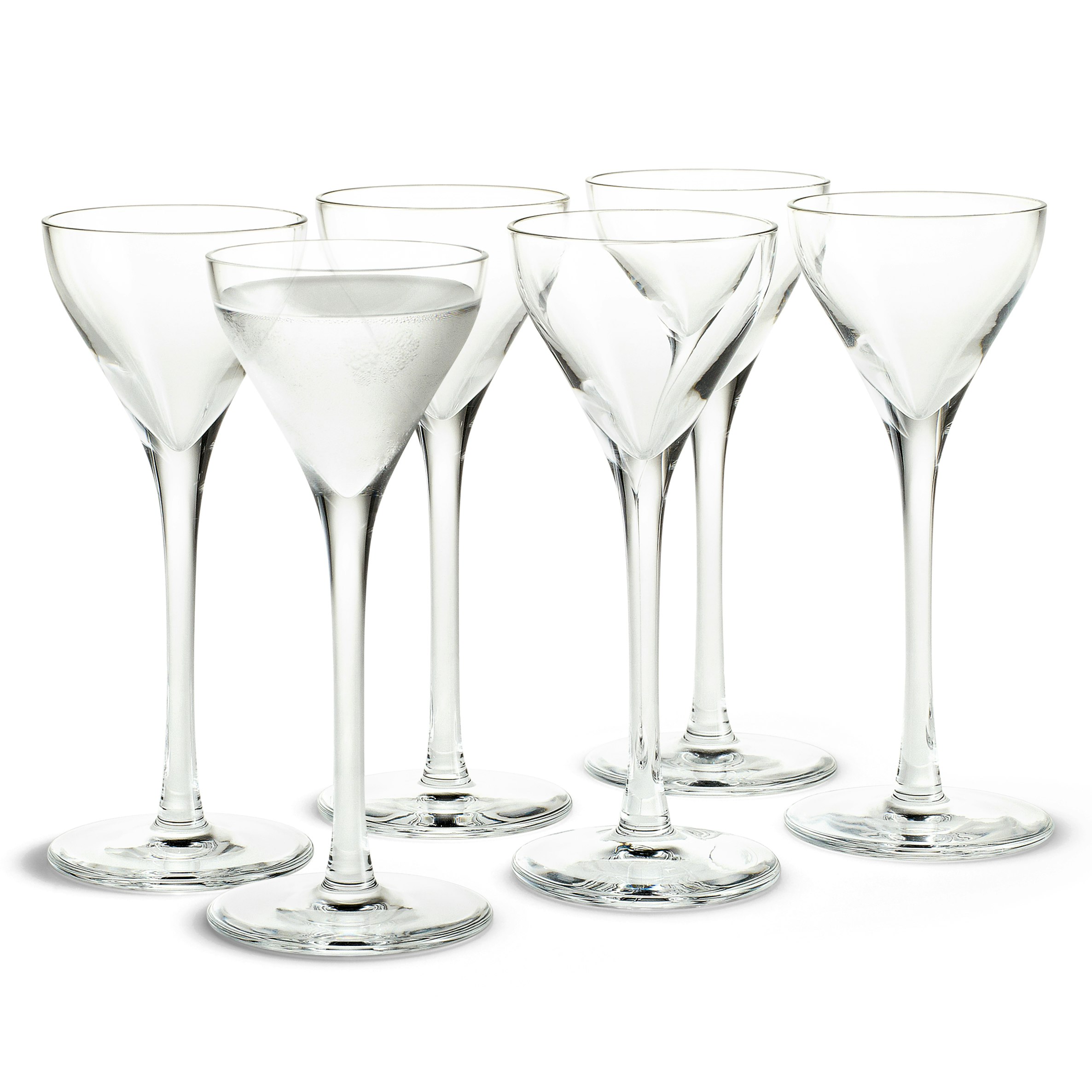 Holmegaard Cabernet Snapsglass 4,5 Cl 6-pk -  Snapsglass & Avecglass Munnbl&aring;st Glass Klar - 4402006