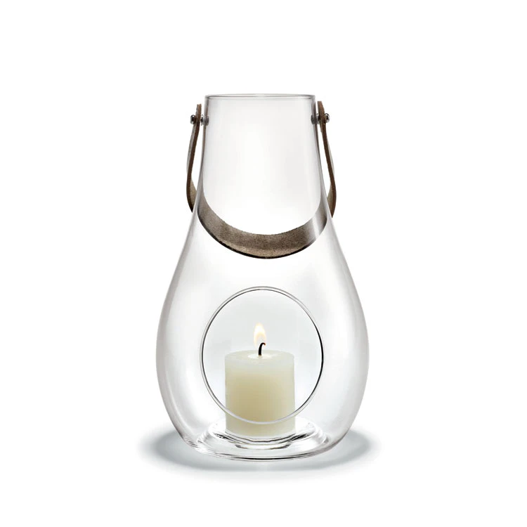 Holmegaard Design With Light Lyslykt 24,8 Cm Transparent -  Lyslykter Skinn Klar - 4343501