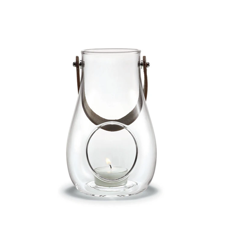 Holmegaard Design With Light Lyslykt 16 Cm Transparent -  Lyslykter Skinn Klar - 4343502