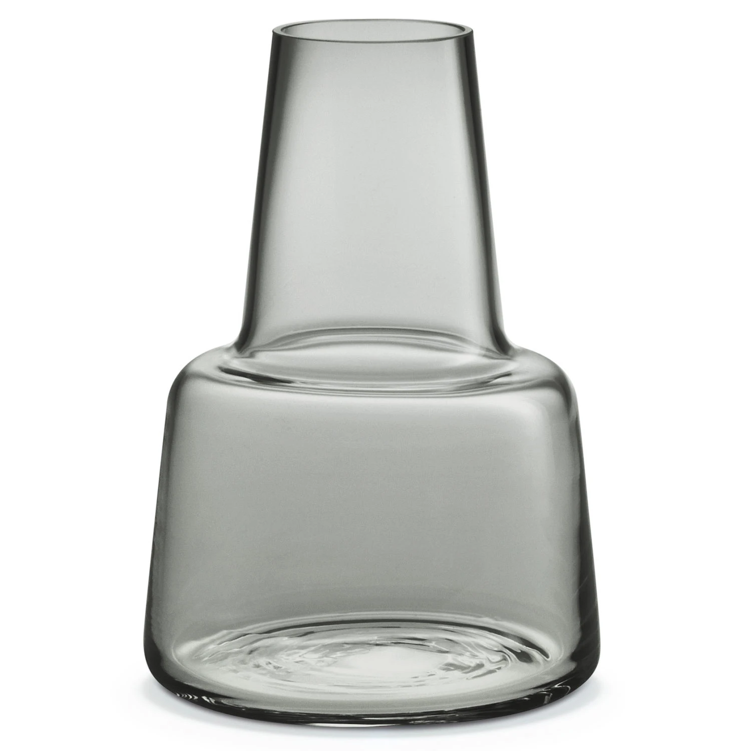 Holmegaard Flora Vase Mellom 24 Cm Smoke -  Vaser Munnbl&aring;st Glass Gr&aring; - 4340858