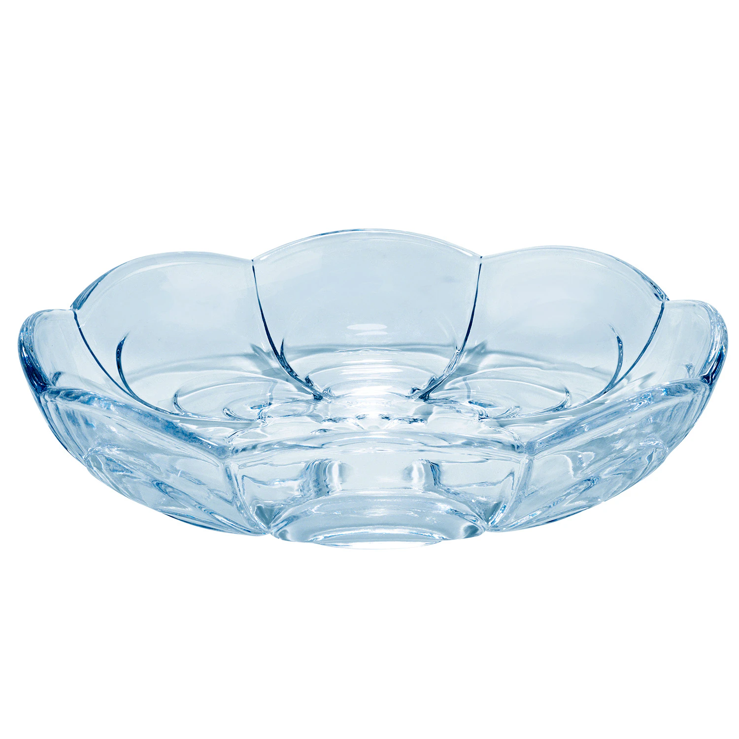 Holmegaard Lily Desserttallerken &Oslash;16 Cm 2-pk  -  Dessertsk&aring;ler Glass Blue Iris - 4344423
