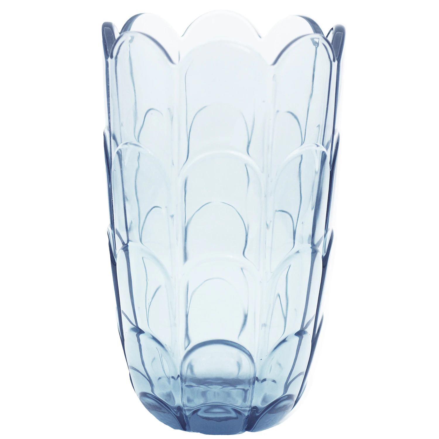 Holmegaard Lily Vase H19 Cm  -  Vaser Glass Blue Iris - 4344424