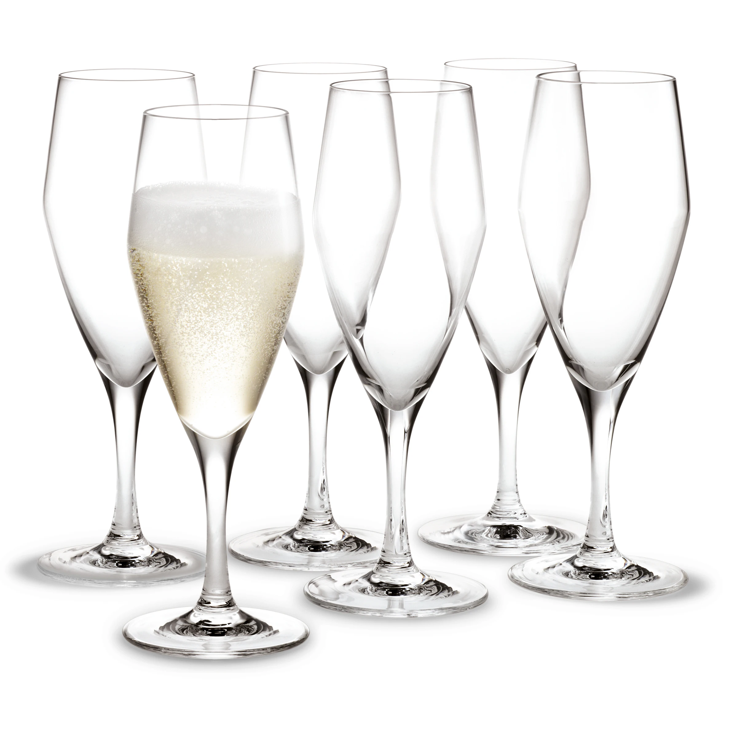 Holmegaard Perfection Champagne 23 Cl 6-pk -  Champagneglass Glass Klar - 4402026