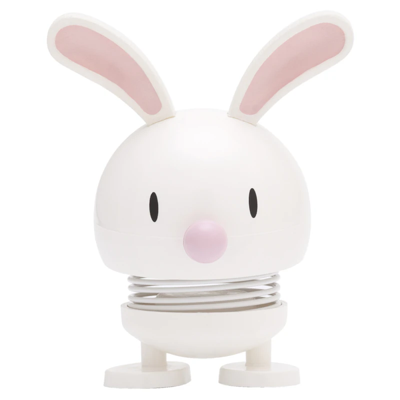 Hoptimist Bunny Figur, Hvit