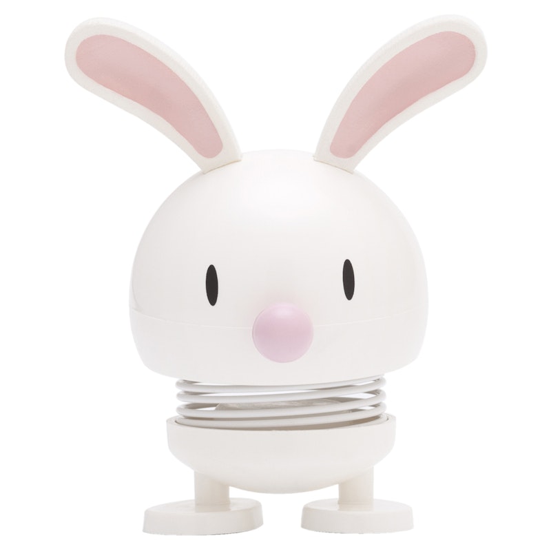 Hoptimist Bunny Figur, Hvit