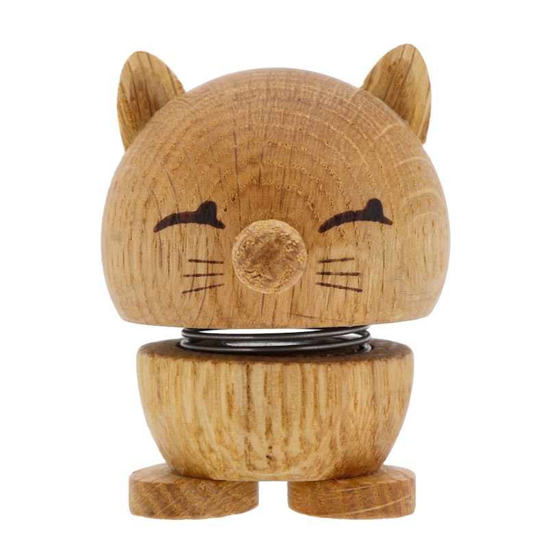 Hoptimist Cat Figur, Eik