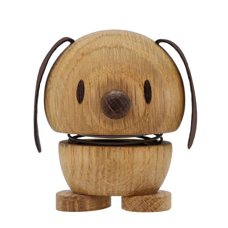Hoptimist Dog Figur S, Eik
