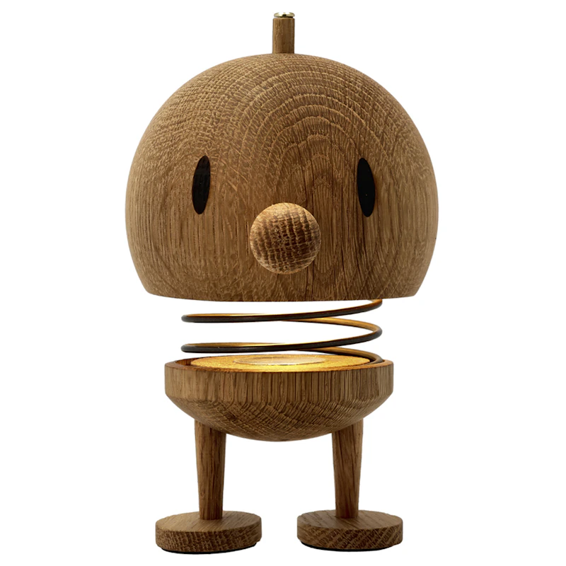 Hoptimist LED Bumble Lampe L, Eik
