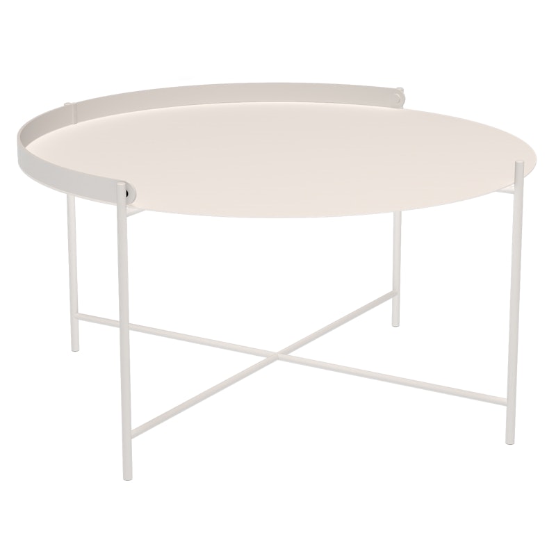 Edge Brettbord Ø76 cm, Muted White