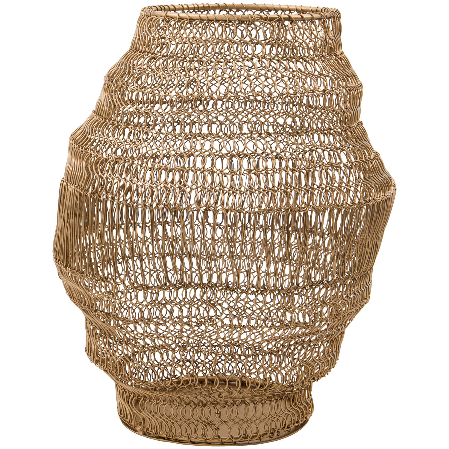 House Doctor Amfi Lyslykte -  Lysestaker Glass Golden - 204001005