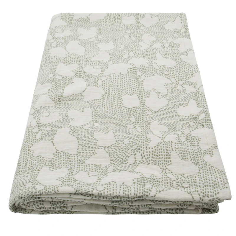 Mori Sengeteppe Off-white / Khaki, 140x220 cm