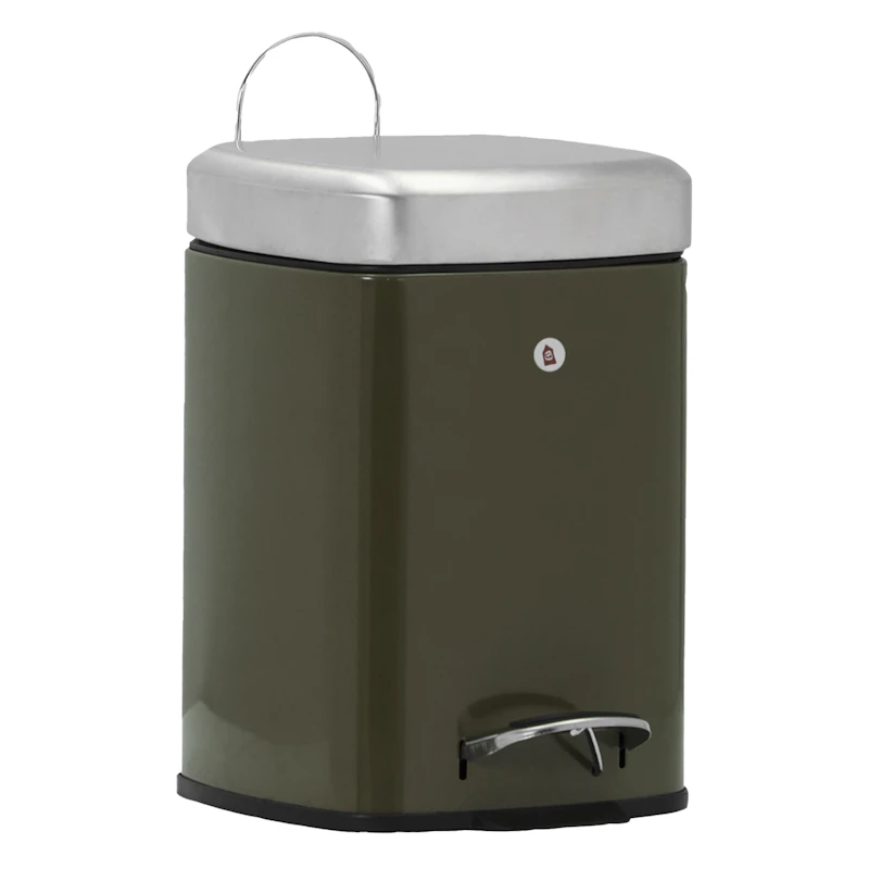 Sort Søppelbøtte 6 L, Dypgrøn