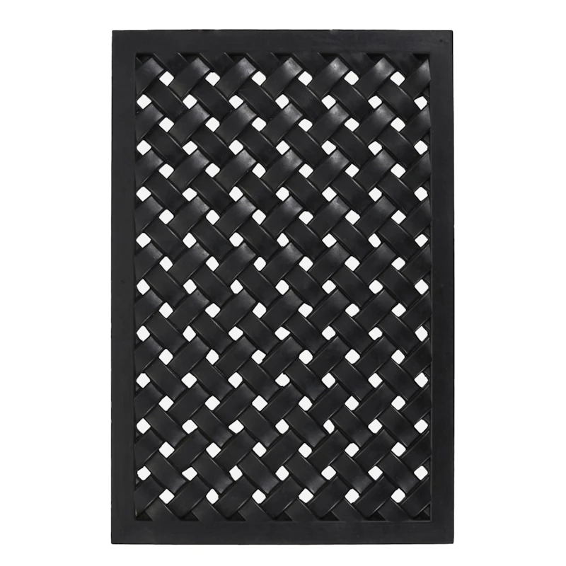 Braid Dørmatte 40x60, Sort