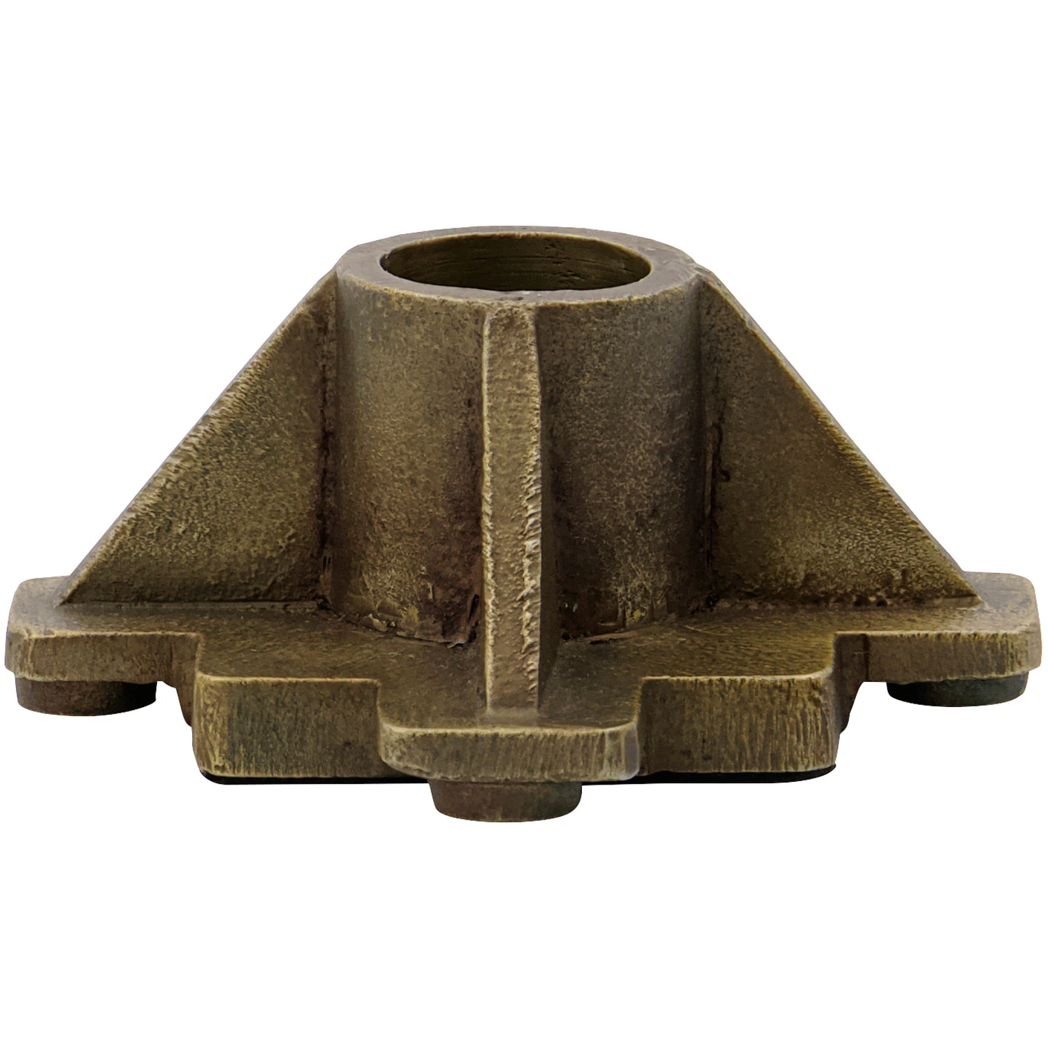 House Doctor Castle Lysestake Antikk  9x9 Cm -  Lysestaker Aluminium Messing - 205341800