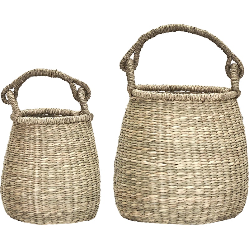 HDCesta Kurv Natur 2-pk