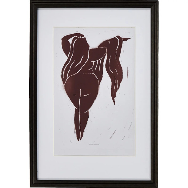 HDLady Maleri 40x60 cm, Vinrød