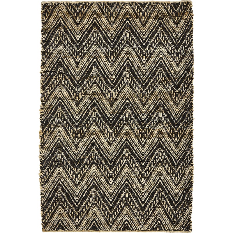HDMonta Teppe 83x130 cm, Sort / Naturlig