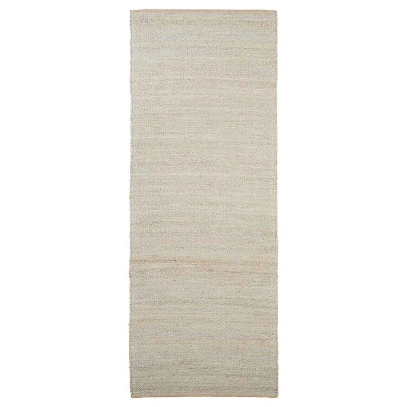 Hempi Teppe Lysegrå, 90x300 cm
