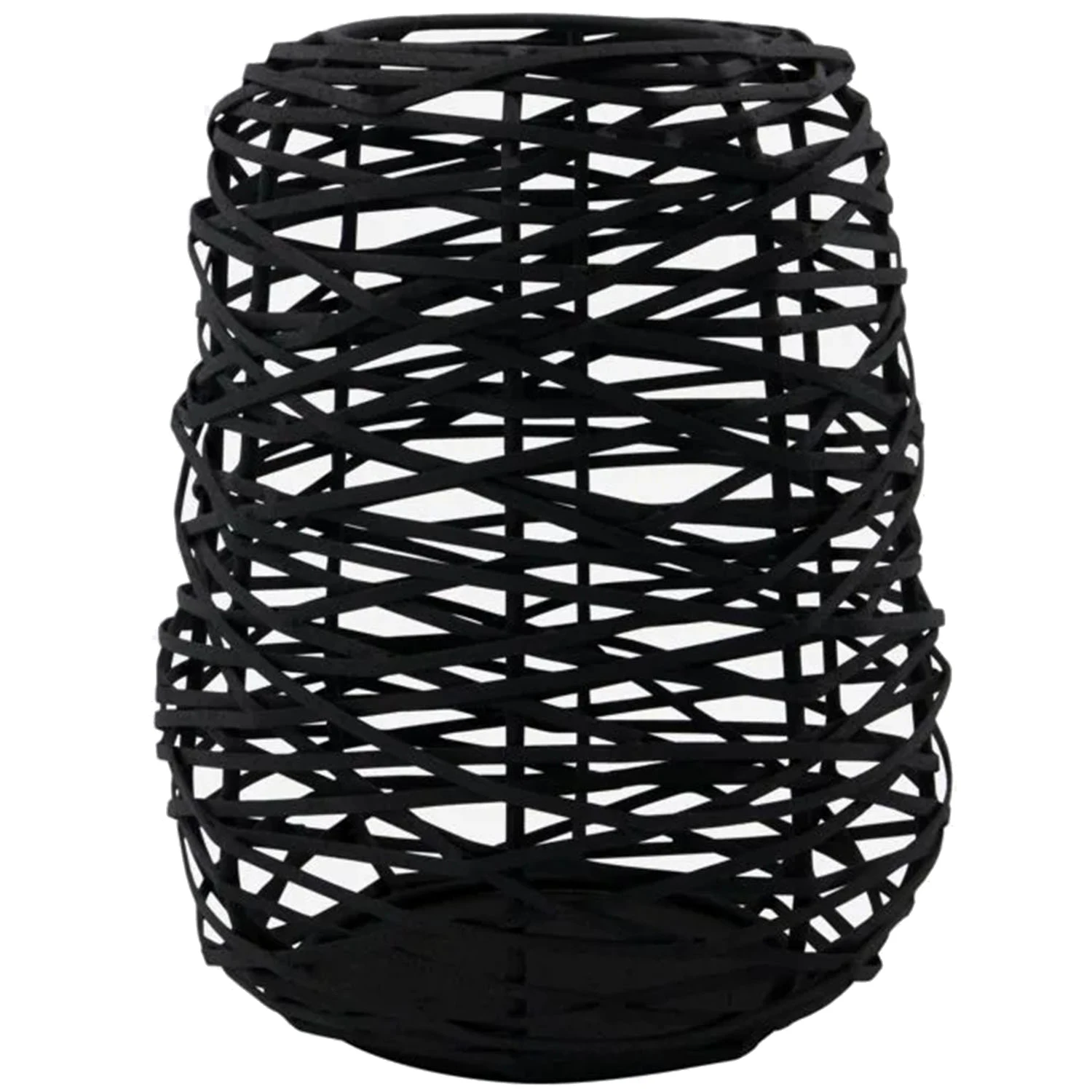 House Doctor Hurricane Upto Lyslykte  23.5 Cm -  Lysestaker Jern Sort - 266140003